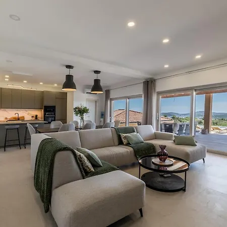 וילה Exclusive Olive Tree Estate With Pool And Sea View